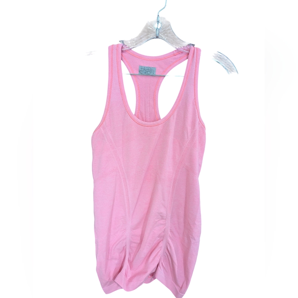 Athleta Bright Pink Fastest Track Stretch Tank Top Size Small - Picture 2 of 7